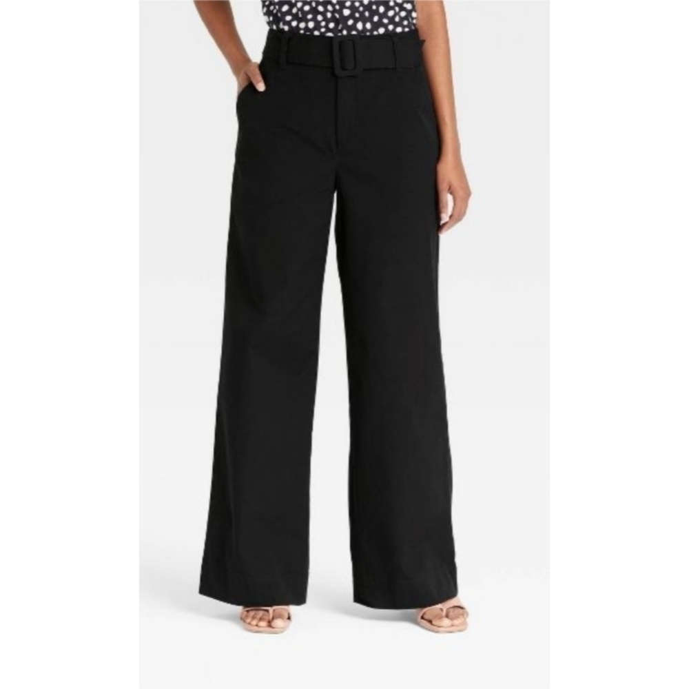 Who What Wear Mid-Rise Wide Leg Cargo Pants